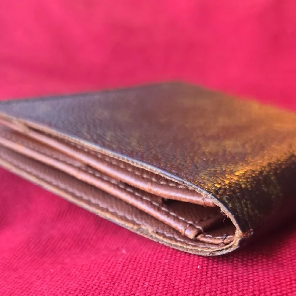 Louis Vuitton Brown Monogram Square Wallet - Picture 4 of 8